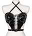 Slan — Leather Harness Bra Top