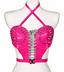 Slan — Leather Harness Bra Top